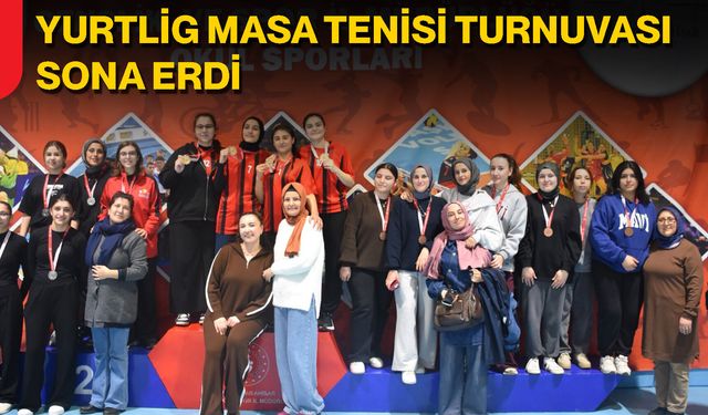 Yurtlig Masa Tenisi Turnuvası Sona Erdi