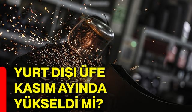 Yurt dışı ÜFE kasım ayında yükseldi mi?