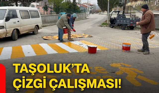 Taşoluk’ta çizgi çalışması!