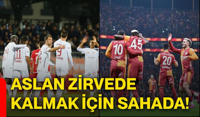 Aslan zirvede kalmak için sahada!