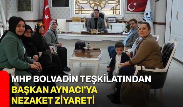 MHP Bolvadin Teşkilatından Başkan Aynacı’ya Nezaket Ziyareti