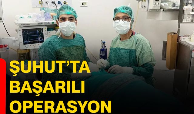 Şuhut’ta Başarılı Operasyon