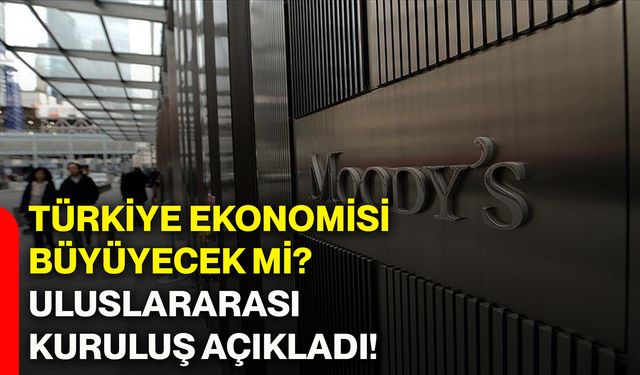 Türkiye ekonomisi büyüyecek mi? Uluslararası kuruluş açıkladı!