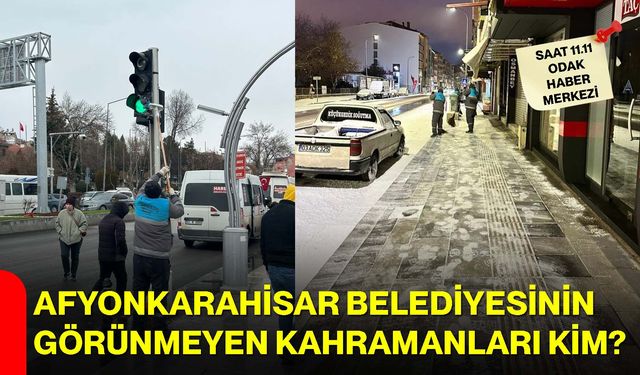 Afyonkarahisar Belediyesinin Görünmeyen Kahramanları Kim?
