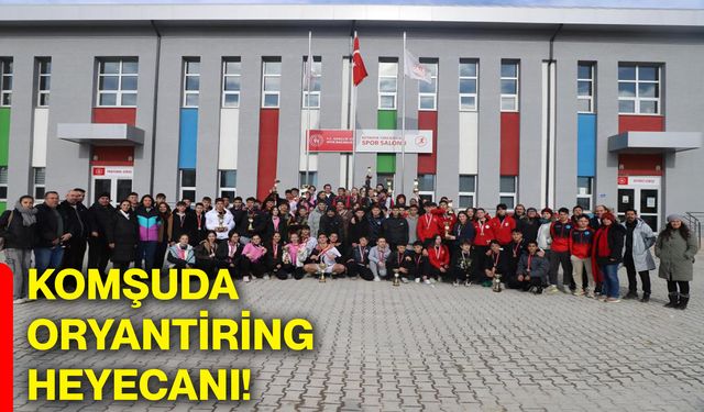 Komşuda Oryantiring heyecanı!