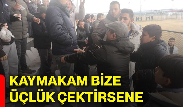 Kaymakam bize üçlük çektirsene