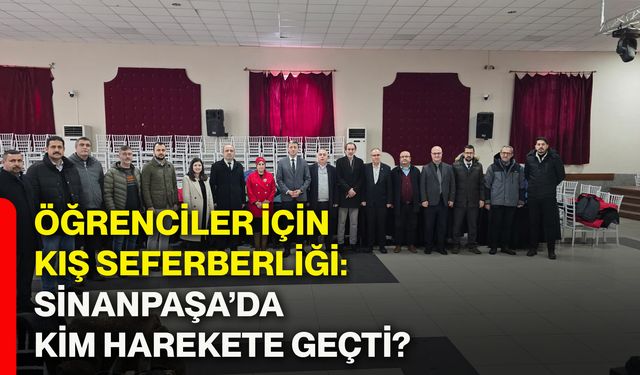 Öğrenciler için kış seferberliği: Sinanpaşa’da kim harekete geçti?