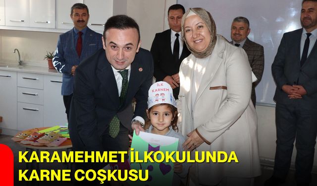 Karamehmet İlkokulunda Karne Coşkusu