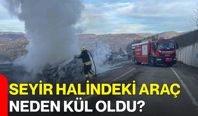 Seyir Halindeki Araç Neden Kül Oldu?