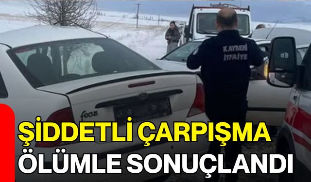 Şiddetli Çarpışma Ölümle Sonuçlandı