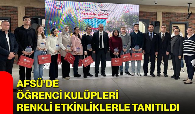 AFSÜ’de Öğrenci Kulüpleri Renkli Etkinliklerle Tanıtıldı