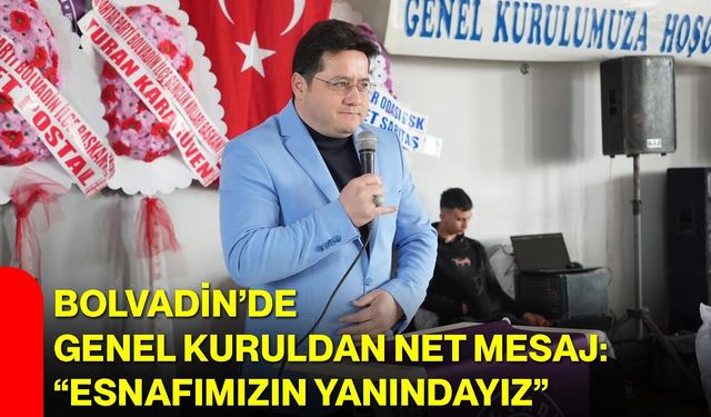 Bolvadin’de Genel Kuruldan Net Mesaj: “Esnafımızın Yanındayız”