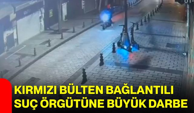 Kırmızı Bülten Bağlantılı Suç Örgütüne Büyük Darbe