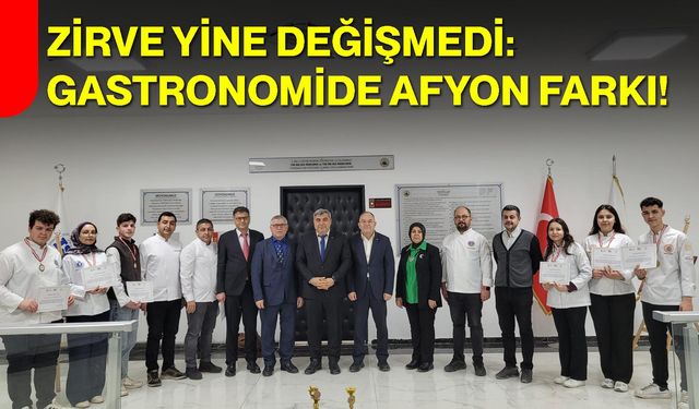 Zirve Yine Değişmedi: Gastronomide Afyon Farkı!
