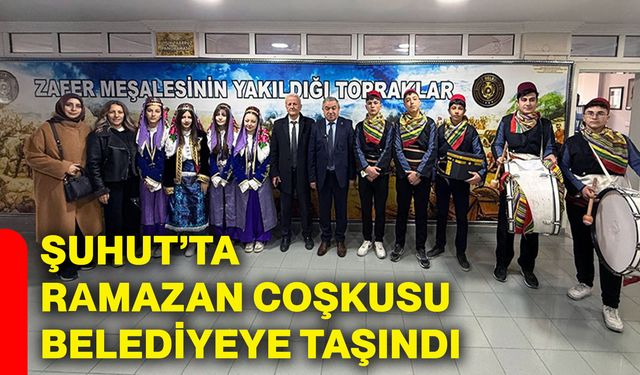Şuhut’ta ramazan coşkusu belediyeye taşındı