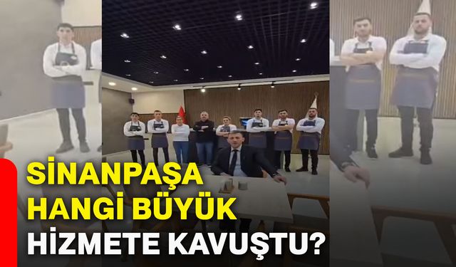 Sinanpaşa hangi büyük hizmete kavuştu?