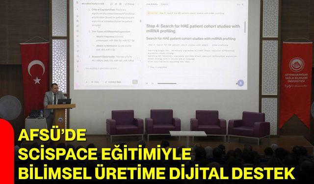 AFSÜ’de SciSpace Eğitimiyle Bilimsel Üretime Dijital Destek