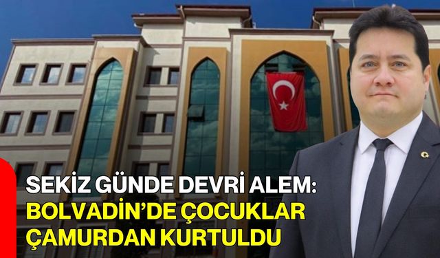 Sekiz Günde Devri Alem: Bolvadin’de Çocuklar Çamurdan Kurtuldu