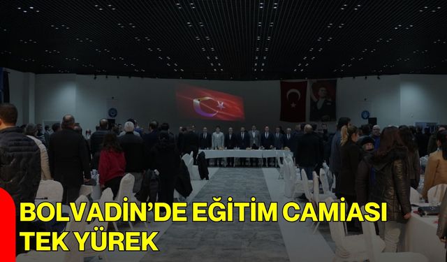 Bolvadin’de Eğitim Camiası Tek Yürek