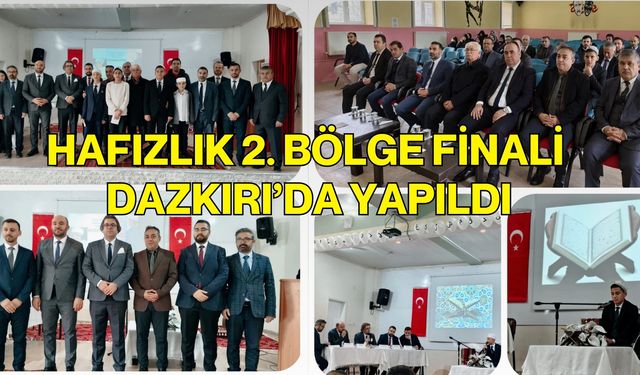 Hafızlık 2. Bölge Finali Dazkırı’da Yapıldı