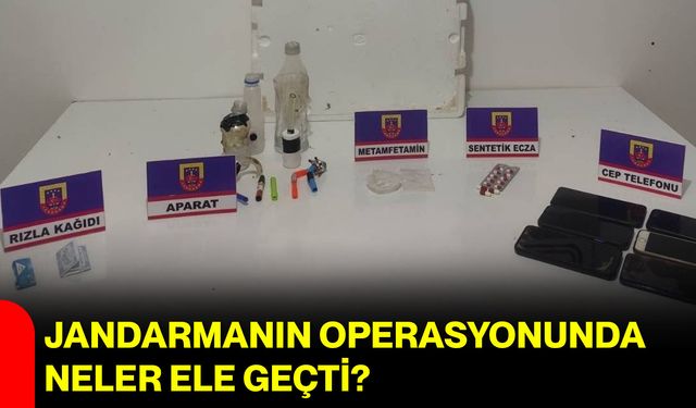 Jandarmanın Operasyonunda Neler Ele Geçti?