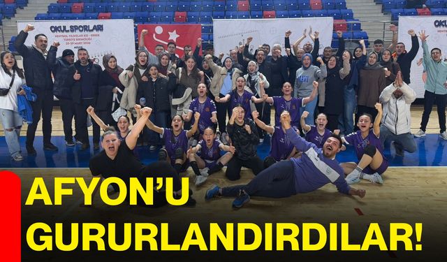 Afyon’u gururlandırdılar!