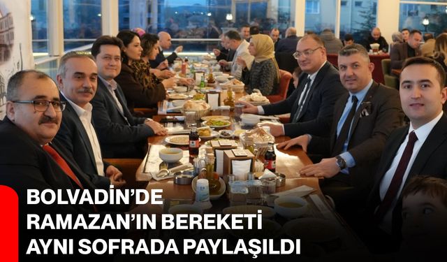 Bolvadin’de Ramazan’ın bereketi aynı sofrada paylaşıldı