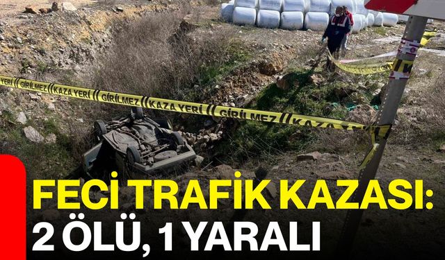 Feci Trafik Kazası: 2 Ölü, 1 Yaralı