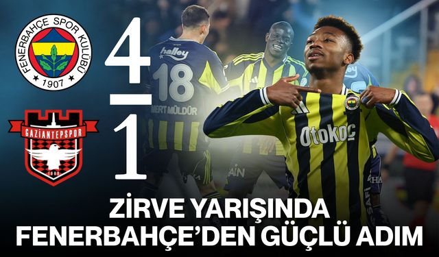 Zirve Yarışında Fenerbahçe’den Güçlü Adım