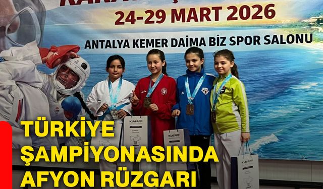 Türkiye Şampiyonasında Afyon rüzgarı