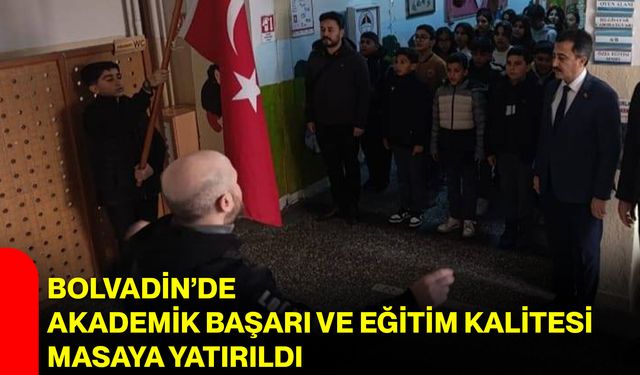 Bolvadin’de Akademik Başarı ve Eğitim Kalitesi Masaya Yatırıldı