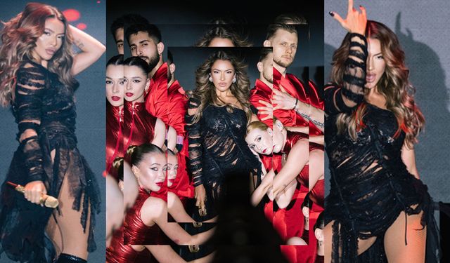 Hadise'nin dantel tarzı!