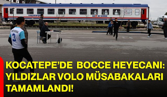 Kocatepe’de Bocce Heyecanı: Yıldızlar Volo Müsabakaları Tamamlandı