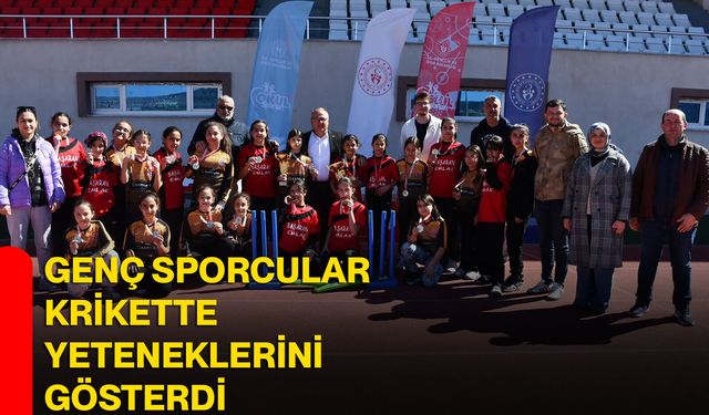 Genç Sporcular Krikette Yeteneklerini Gösterdi