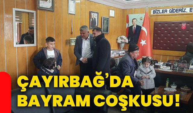 Çayırbağ’da bayram coşkusu!