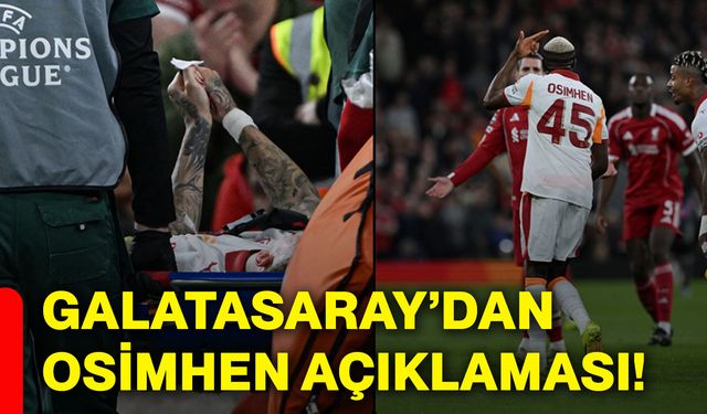 Galatasaray’dan Osimhen açıklaması!
