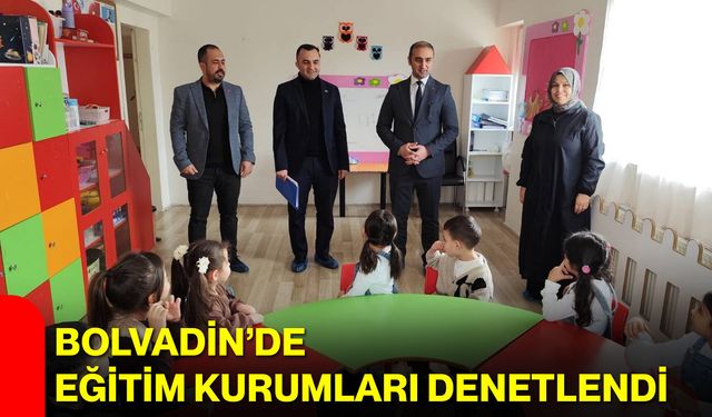 Bolvadin’de Eğitim Kurumları Denetlendi