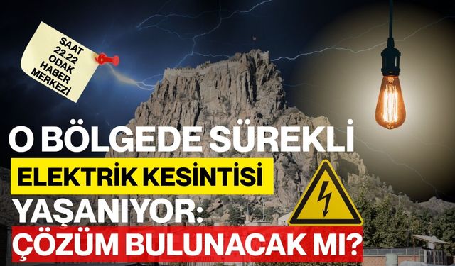 O Bölgede Sürekli Elektrik Kesintisi Yaşanıyor: Çözüm Bulunacak Mı?