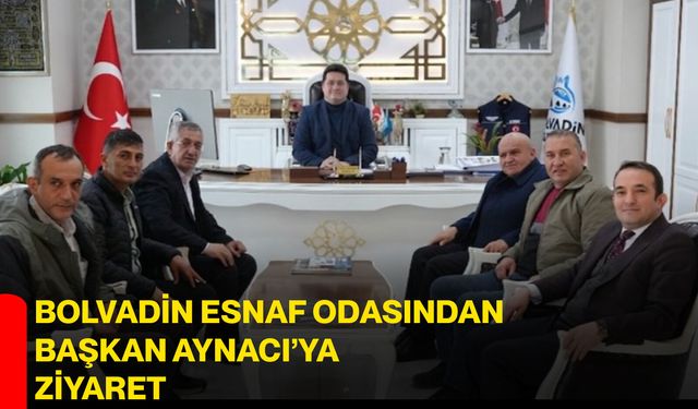 Bolvadin Esnaf Odası’ndan Başkan Aynacı’ya Ziyaret