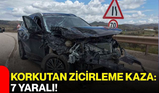 Korkutan Zicirleme Kaza: 7 Yaralı!