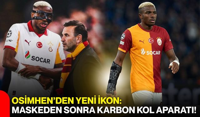 Osimhen’den Yeni İkon: Maskeden Sonra Karbon Kol Aparatı!