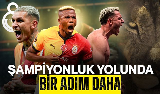 Şampiyonluk Yolunda Bir Adım Daha