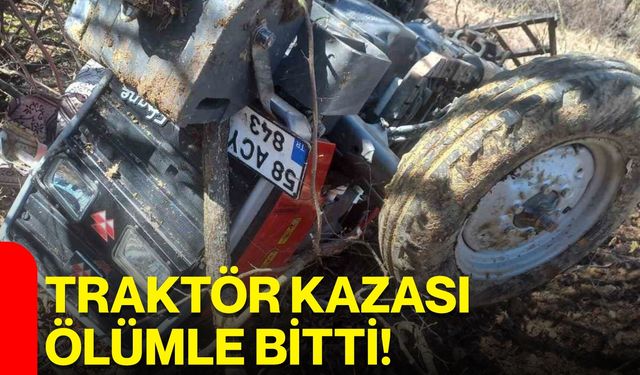Traktör Kazası Ölümle Bitti