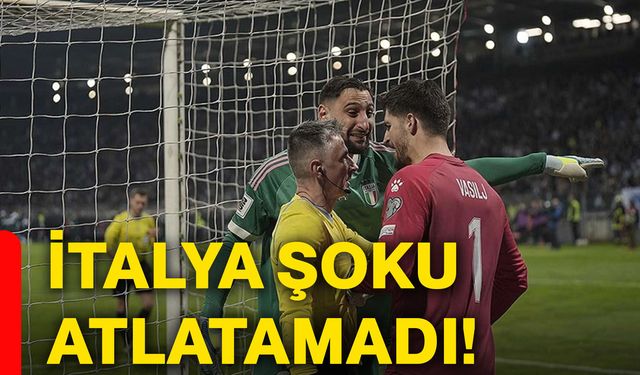 İtalya şoku atlatamadı!