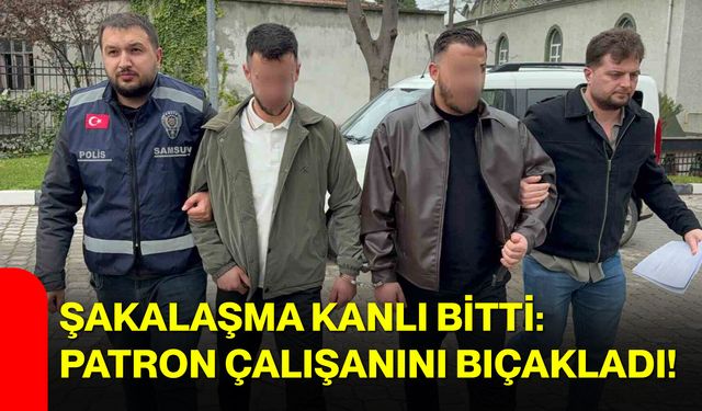 Şakalaşma Kanlı Bitti: Patron Çalışanını Bıçakladı!