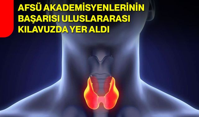 AFSÜ Akademisyenlerinin Başarısı Uluslararası Kılavuzda Yer Aldı