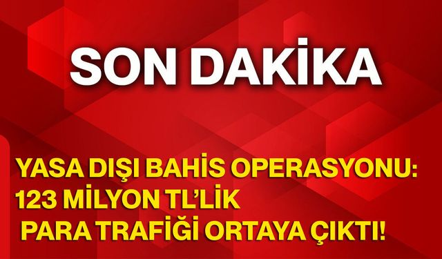 Yasa Dışı Bahis Operasyonu: 123 Milyon TL’lik Para Trafiği Ortaya Çıktı, 11 Gözaltı