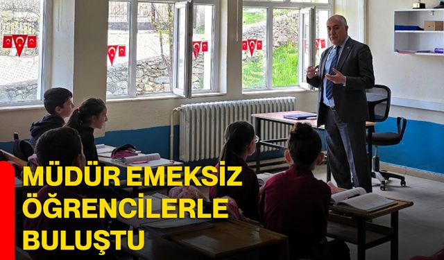 Müdür Emeksiz Öğrencilerle Buluştu