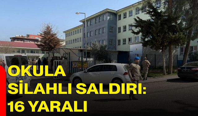 Okula Silahlı Saldırı: 16 Yaralı