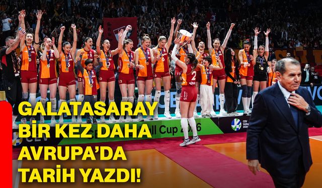 Galatasaray bir kez daha Avrupa’da tarih yazdı!